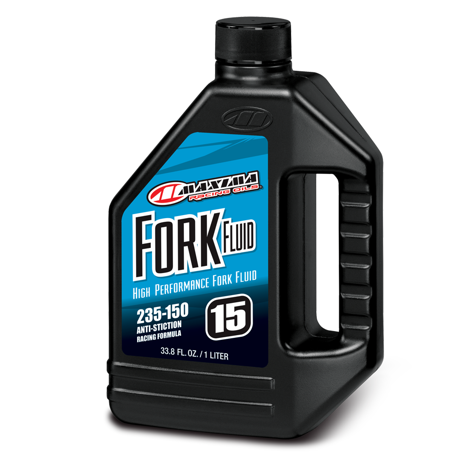 ACEITE PARA SUSPENSIONES DELATERAS DE MOTOS DE CARRERAS 15WT MAXIMA RACING FORK FLUID 15WT
